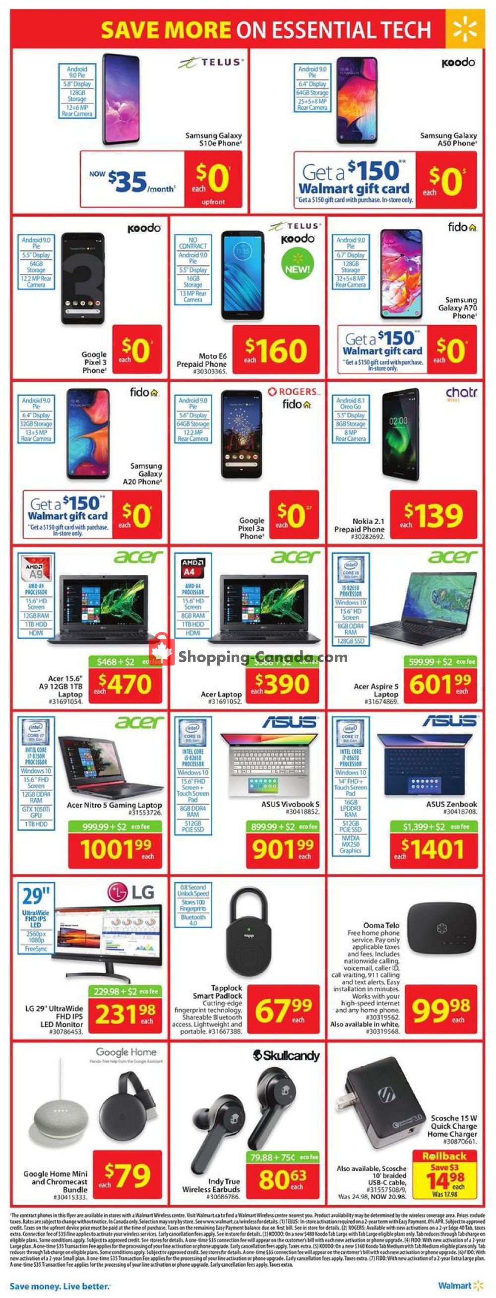 Walmart flyer from Thursday September 5, 2019 to Wednesday September 11, 2019 - page 16