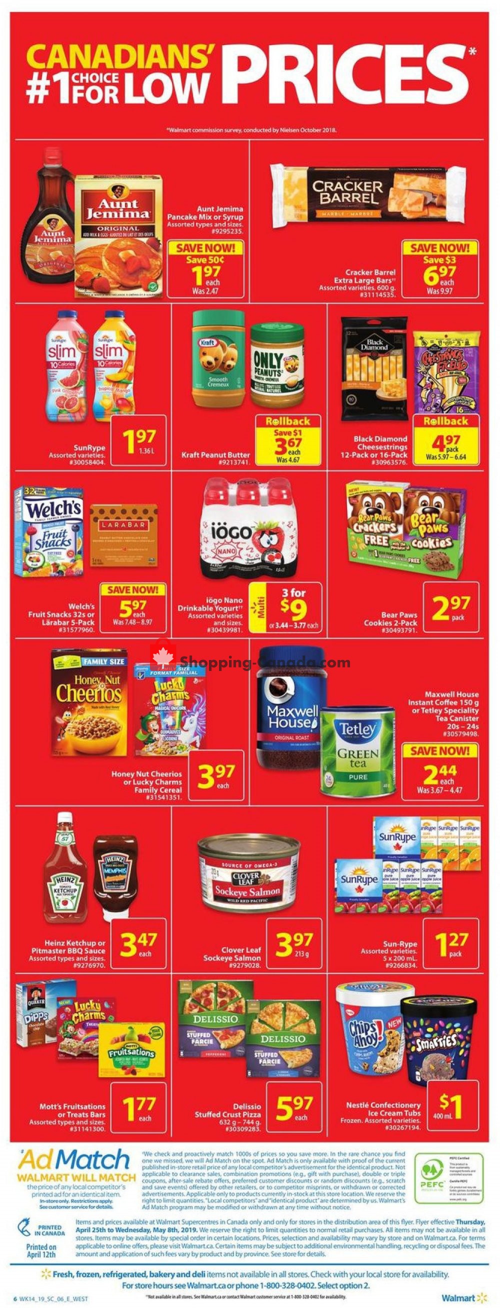 Walmart flyer from Thursday May 2, 2019 to Wednesday May 8, 2019 - page 12