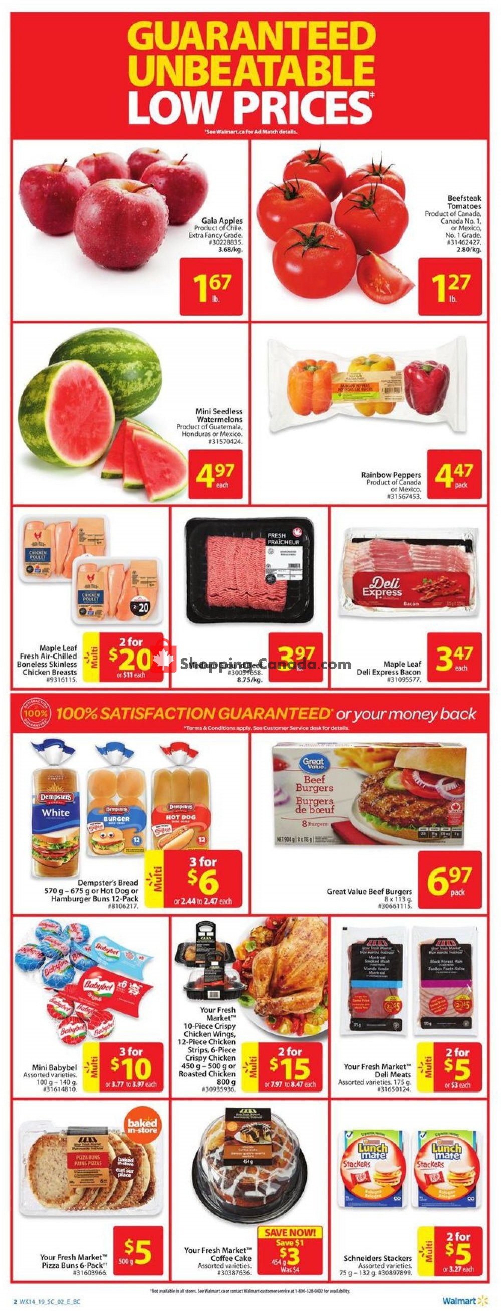 Walmart flyer from Thursday May 2, 2019 to Wednesday May 8, 2019 - page 2
