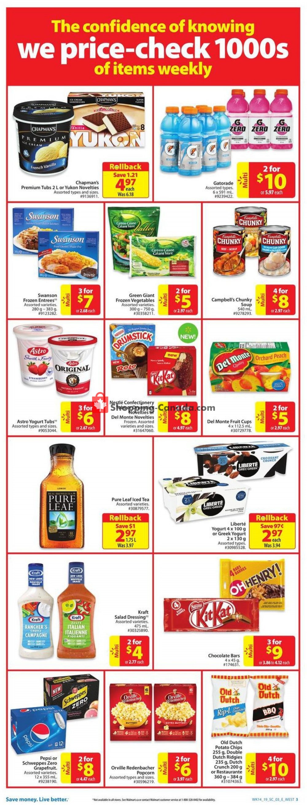 Walmart flyer from Thursday May 2, 2019 to Wednesday May 8, 2019 - page 3