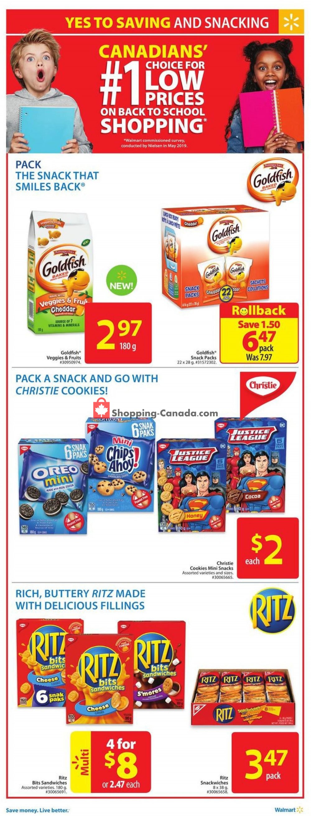 Walmart flyer from Thursday August 22, 2019 to Wednesday August 28, 2019 - page 11