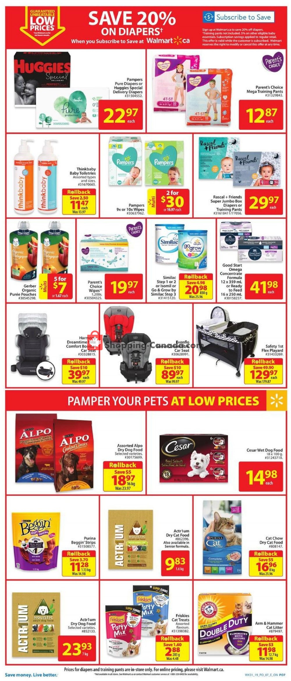 Walmart flyer from Thursday August 22, 2019 to Wednesday August 28, 2019 - page 18