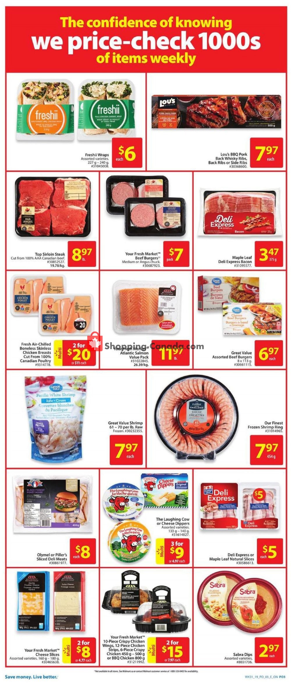 Walmart flyer from Thursday August 22, 2019 to Wednesday August 28, 2019 - page 3