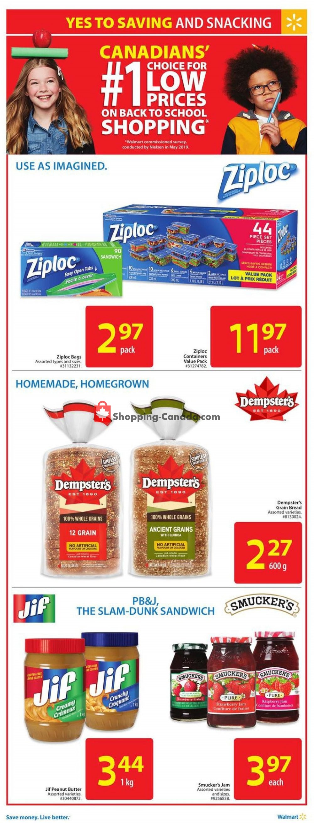 Walmart flyer from Thursday August 22, 2019 to Wednesday August 28, 2019 - page 6