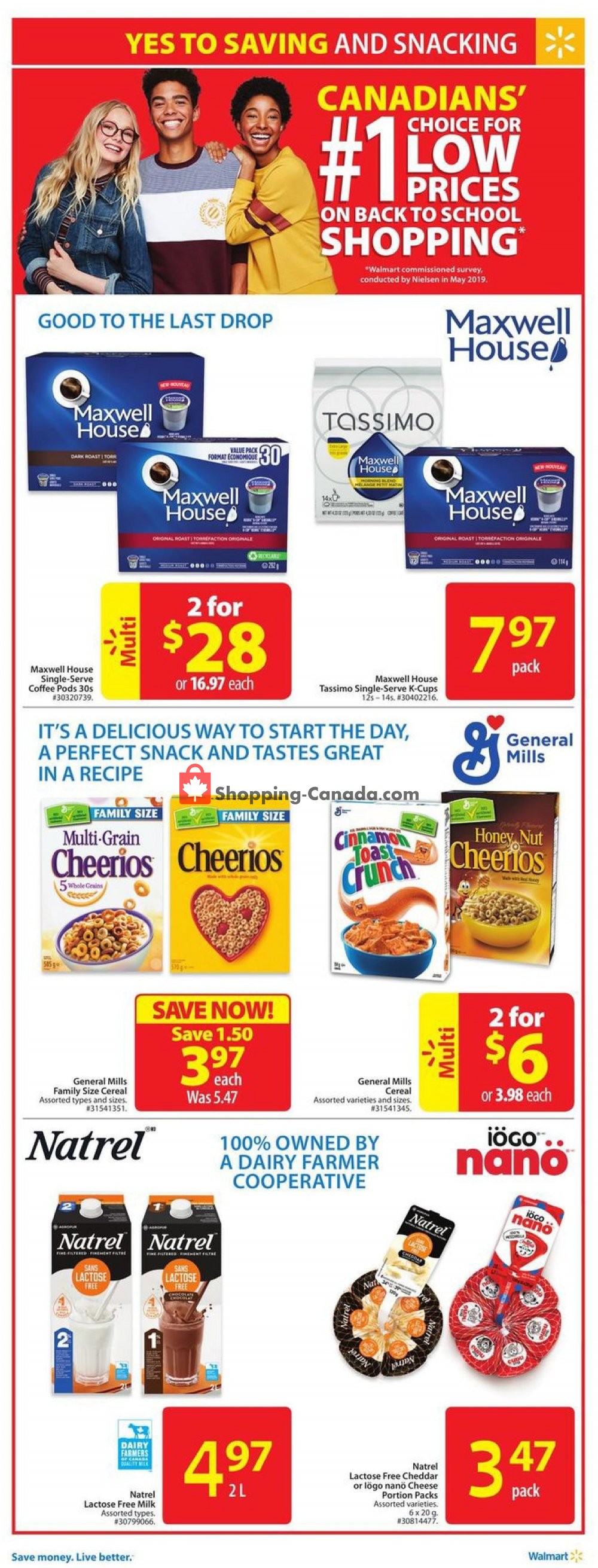 Walmart flyer from Thursday August 22, 2019 to Wednesday August 28, 2019 - page 7