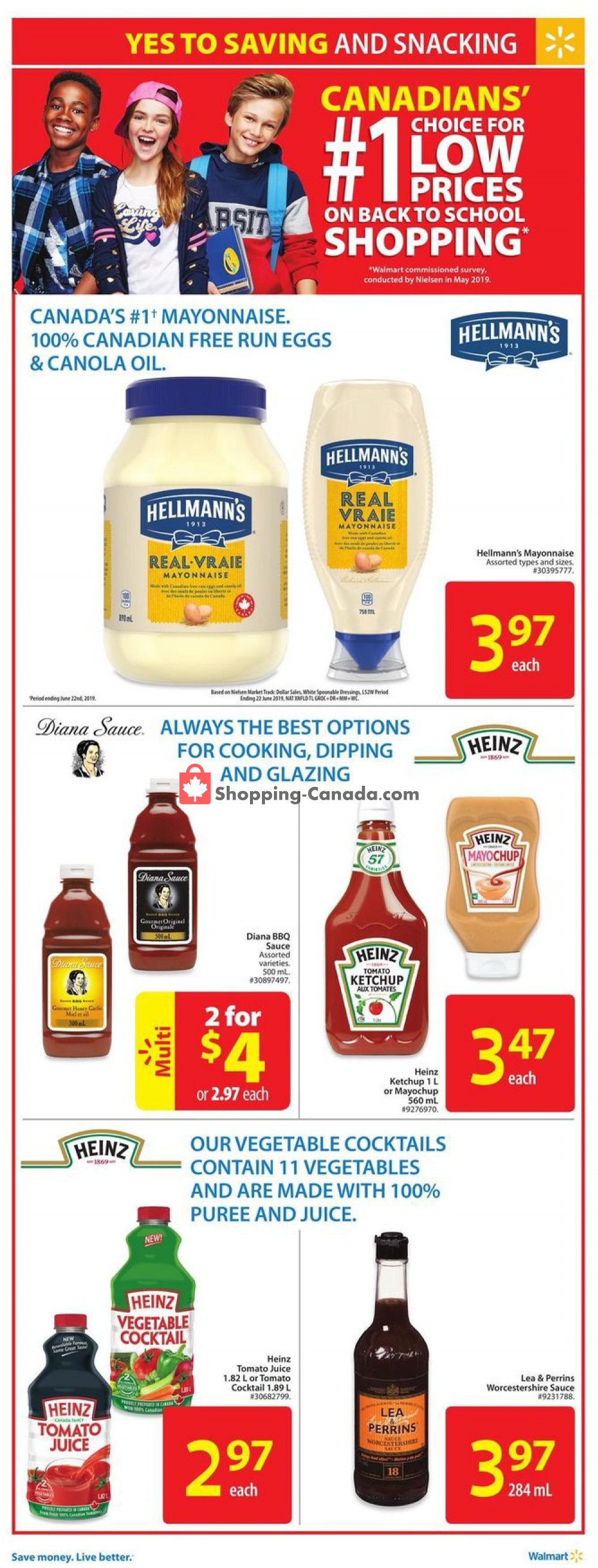 Walmart flyer from Thursday August 22, 2019 to Wednesday August 28, 2019 - page 9