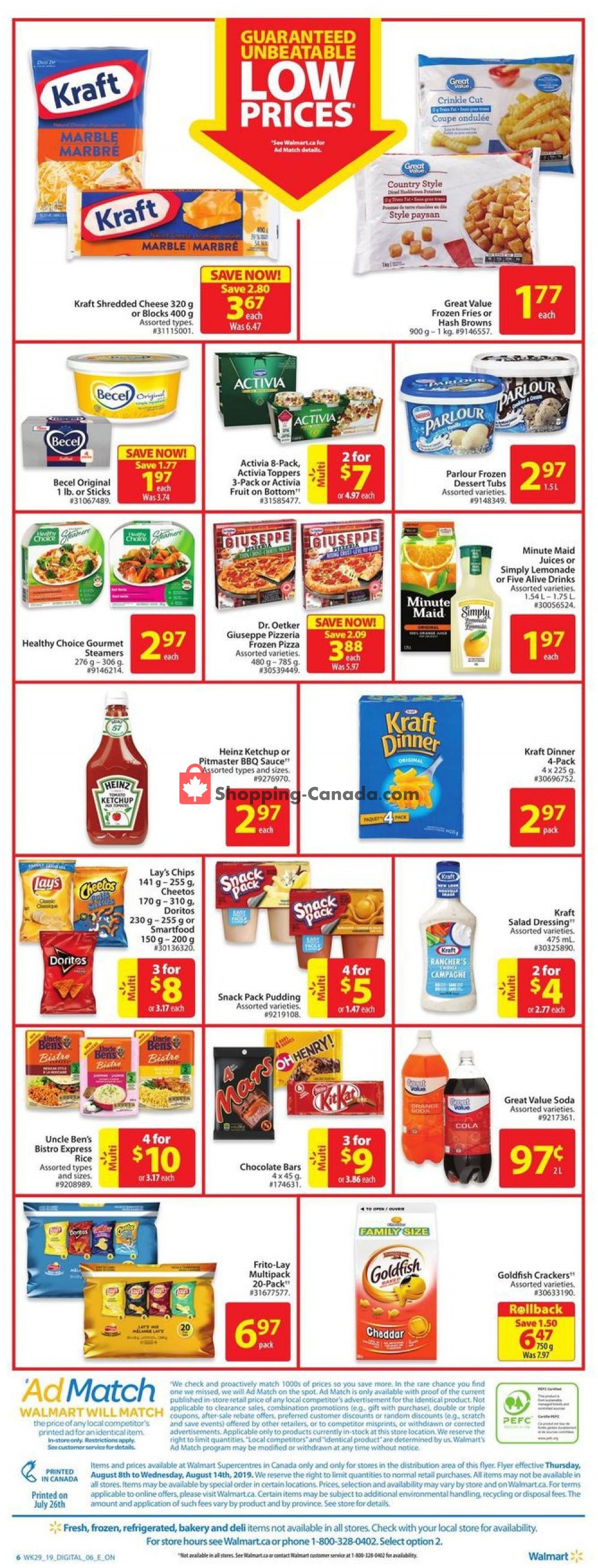 Walmart flyer from Thursday August 8, 2019 to Wednesday August 14, 2019 - page 3