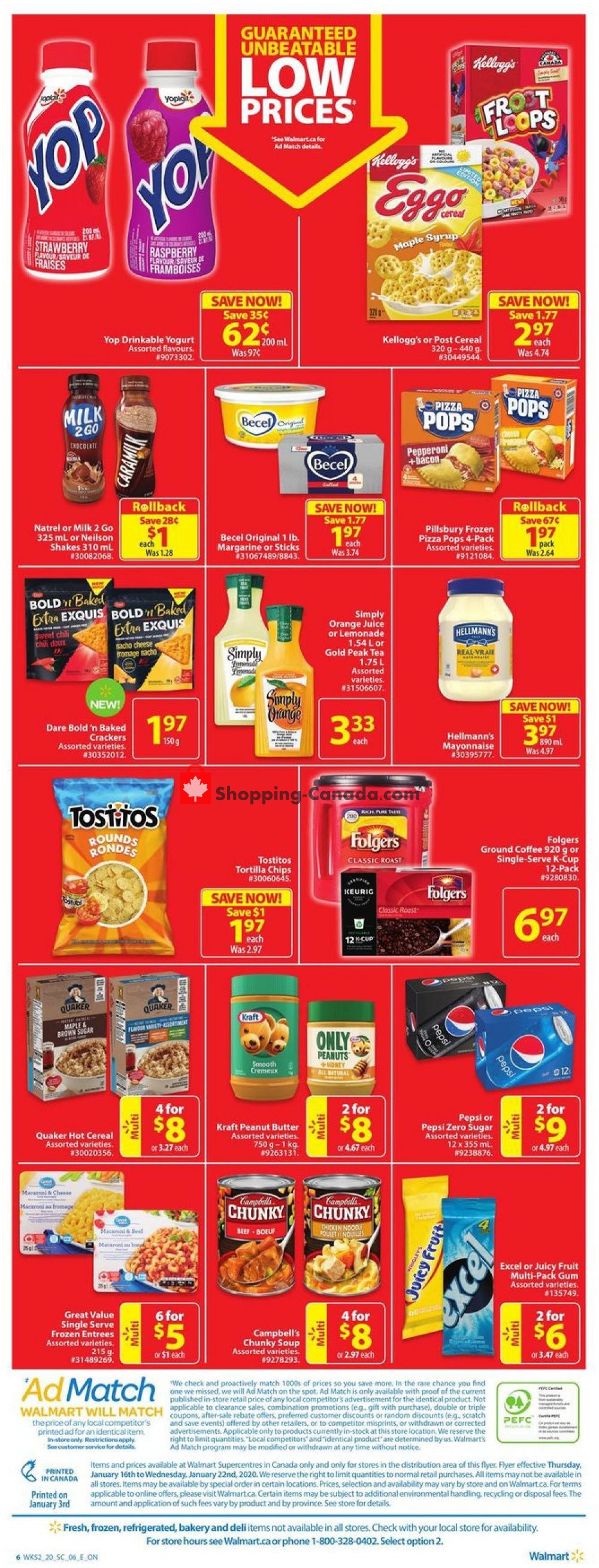 Walmart flyer from Thursday January 16, 2020 to Wednesday January 22, 2020 - page 3