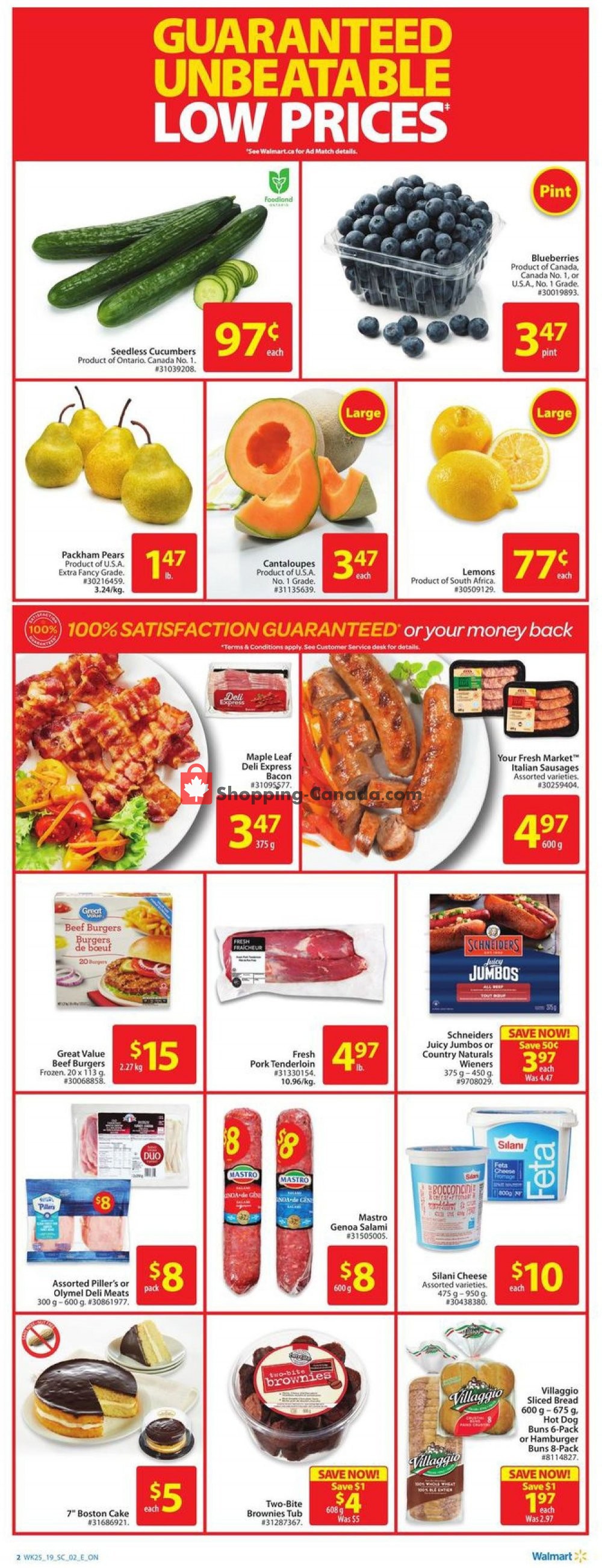 Walmart flyer from Thursday July 11, 2019 to Wednesday July 17, 2019 - page 2