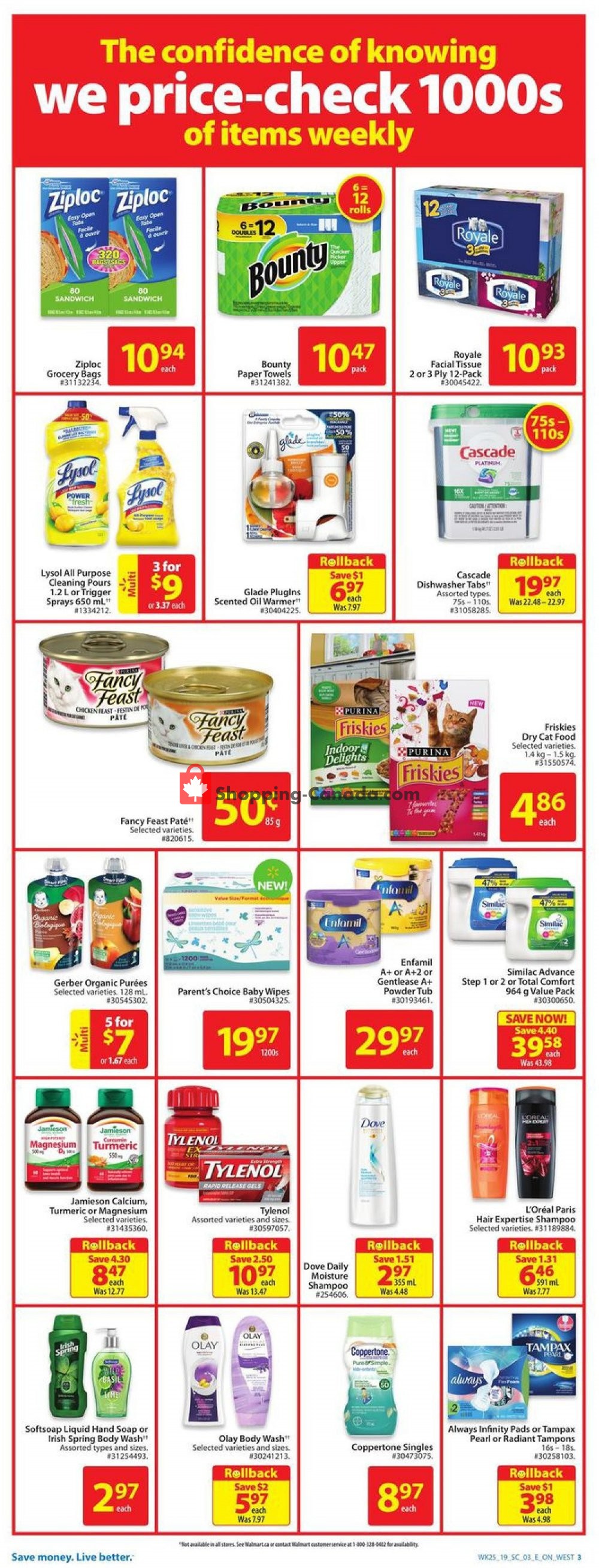 Walmart flyer from Thursday July 11, 2019 to Wednesday July 17, 2019 - page 3
