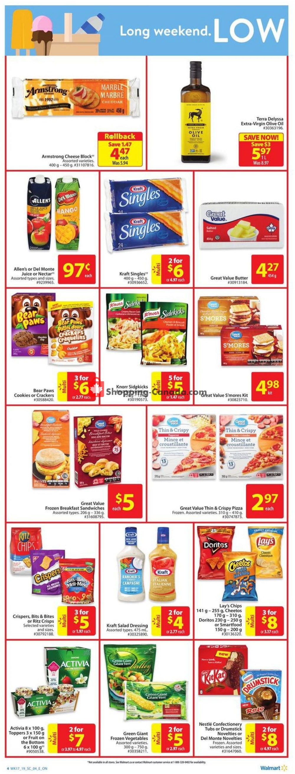 Walmart flyer from Thursday May 16, 2019 to Wednesday May 22, 2019 - page 4