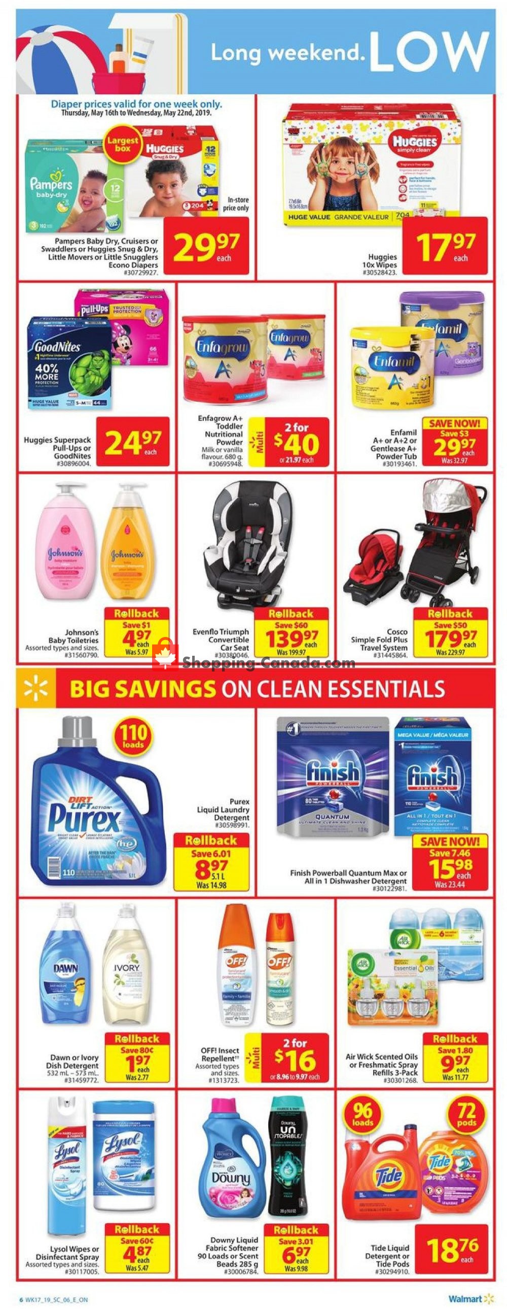 Walmart flyer from Thursday May 16, 2019 to Wednesday May 22, 2019 - page 9