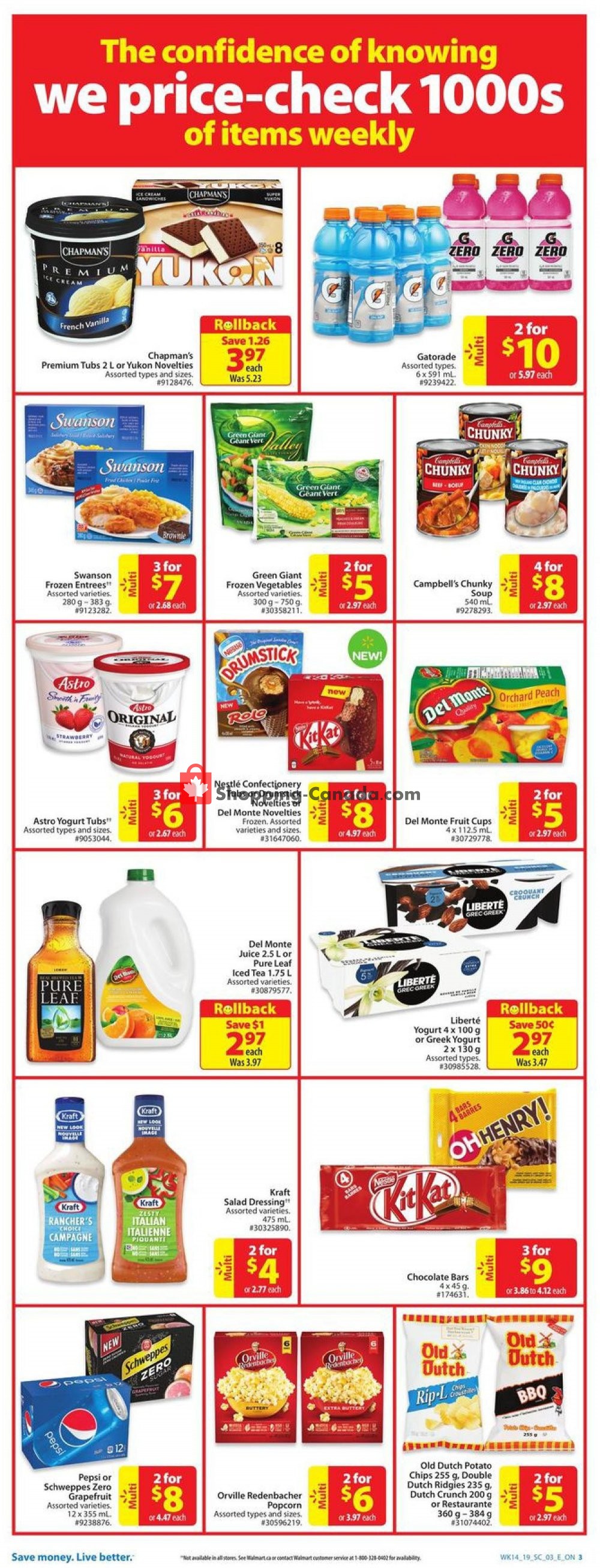 Walmart flyer from Thursday May 2, 2019 to Wednesday May 8, 2019 - page 3
