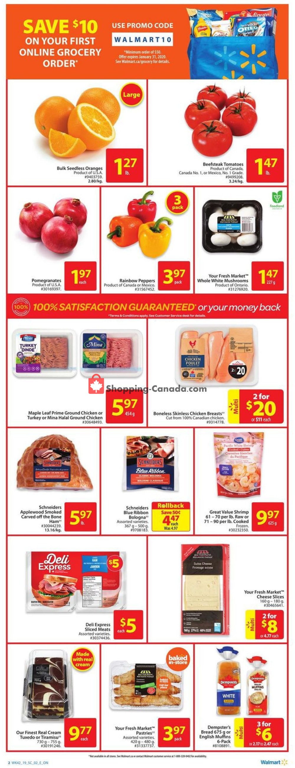 Walmart flyer from Thursday November 7, 2019 to Wednesday November 13, 2019 - page 2