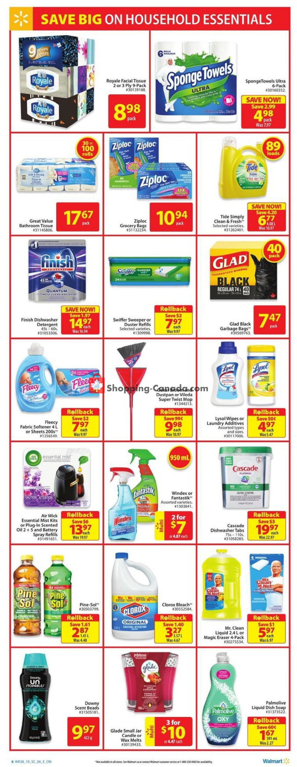 Walmart flyer from Thursday October 10, 2019 to Wednesday October 16, 2019 - page 10