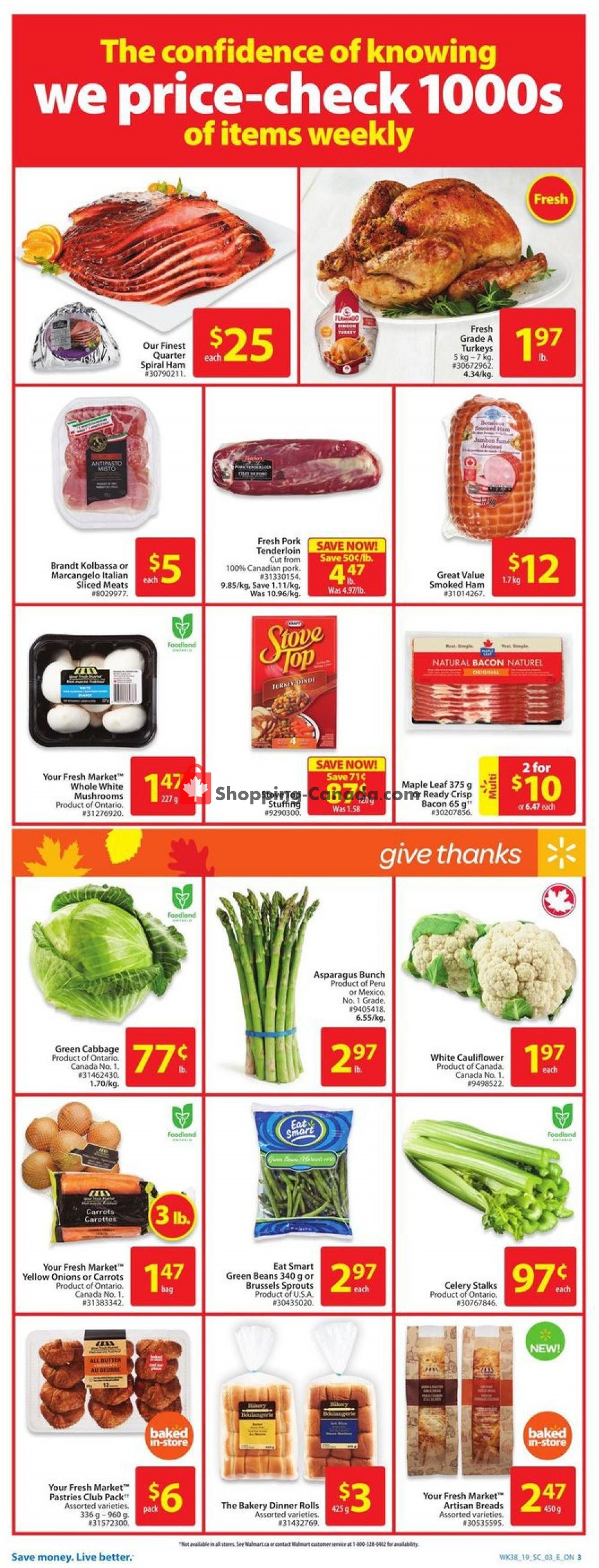 Walmart flyer from Thursday October 10, 2019 to Wednesday October 16, 2019 - page 3