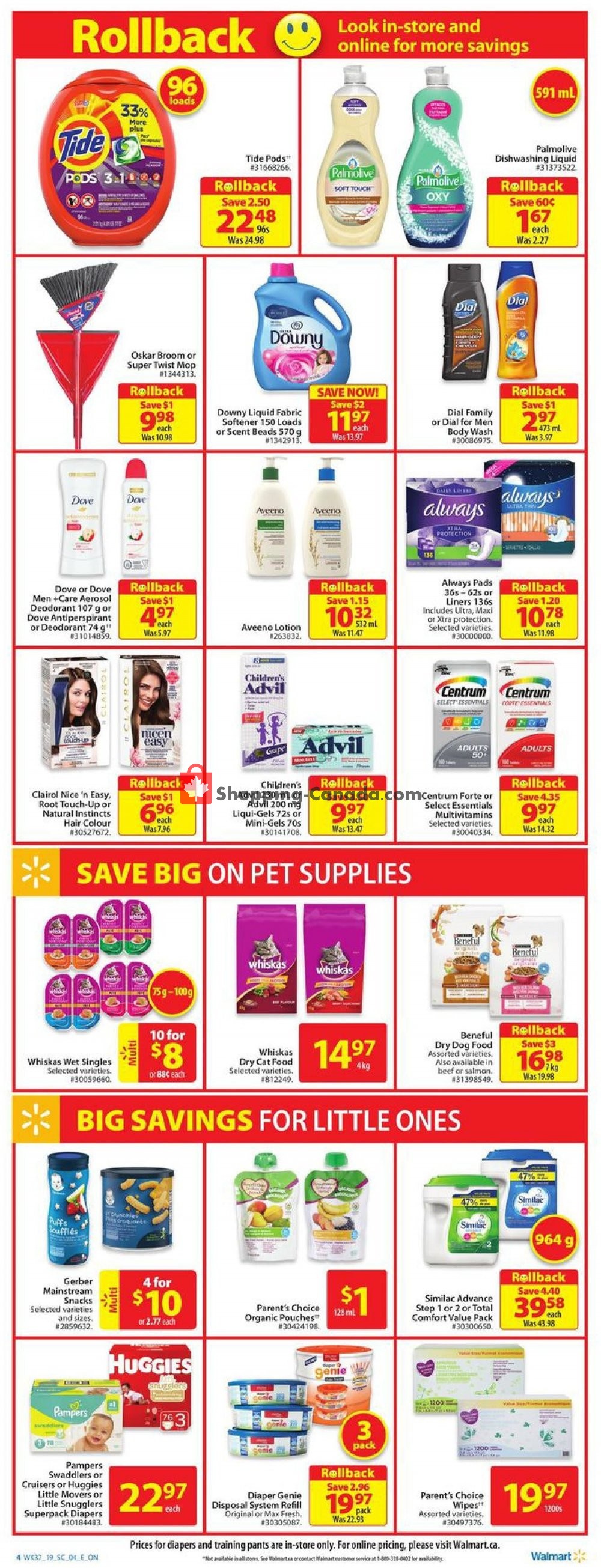 Walmart flyer from Thursday October 3, 2019 to Wednesday October 9, 2019 - page 6
