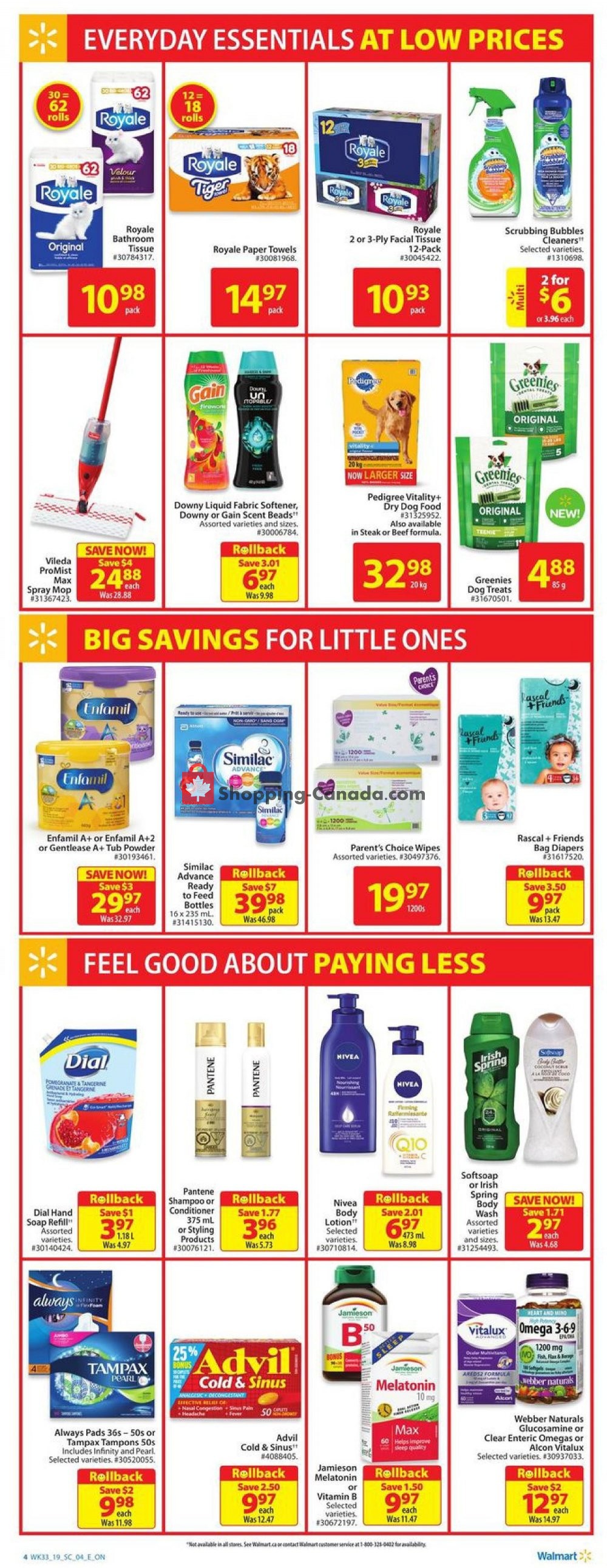 Walmart flyer from Thursday September 5, 2019 to Wednesday September 11, 2019 - page 12