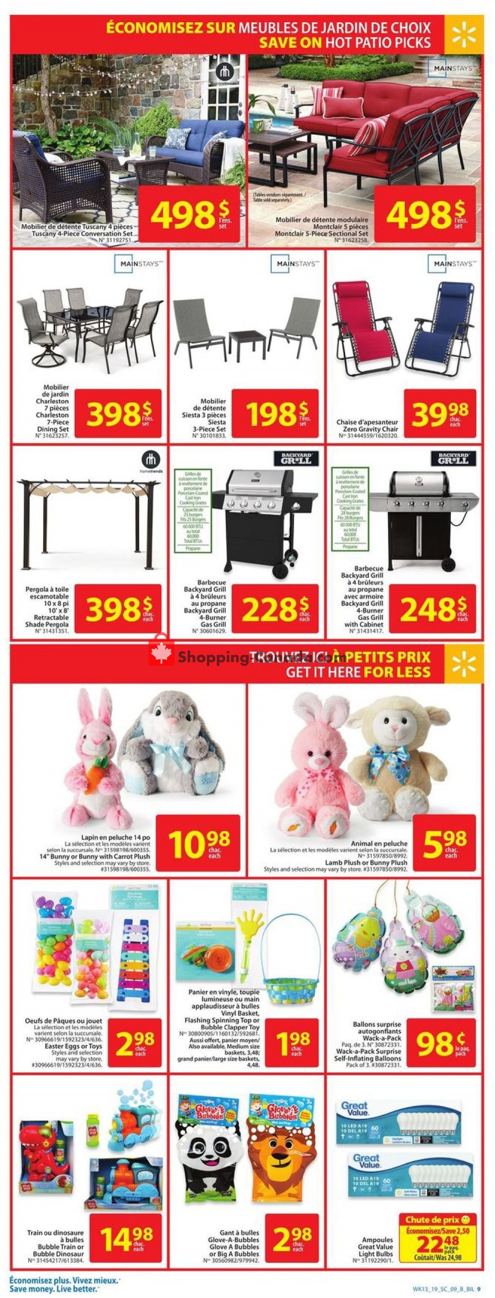 Walmart flyer from Thursday April 18, 2019 to Wednesday April 24, 2019 - page 14