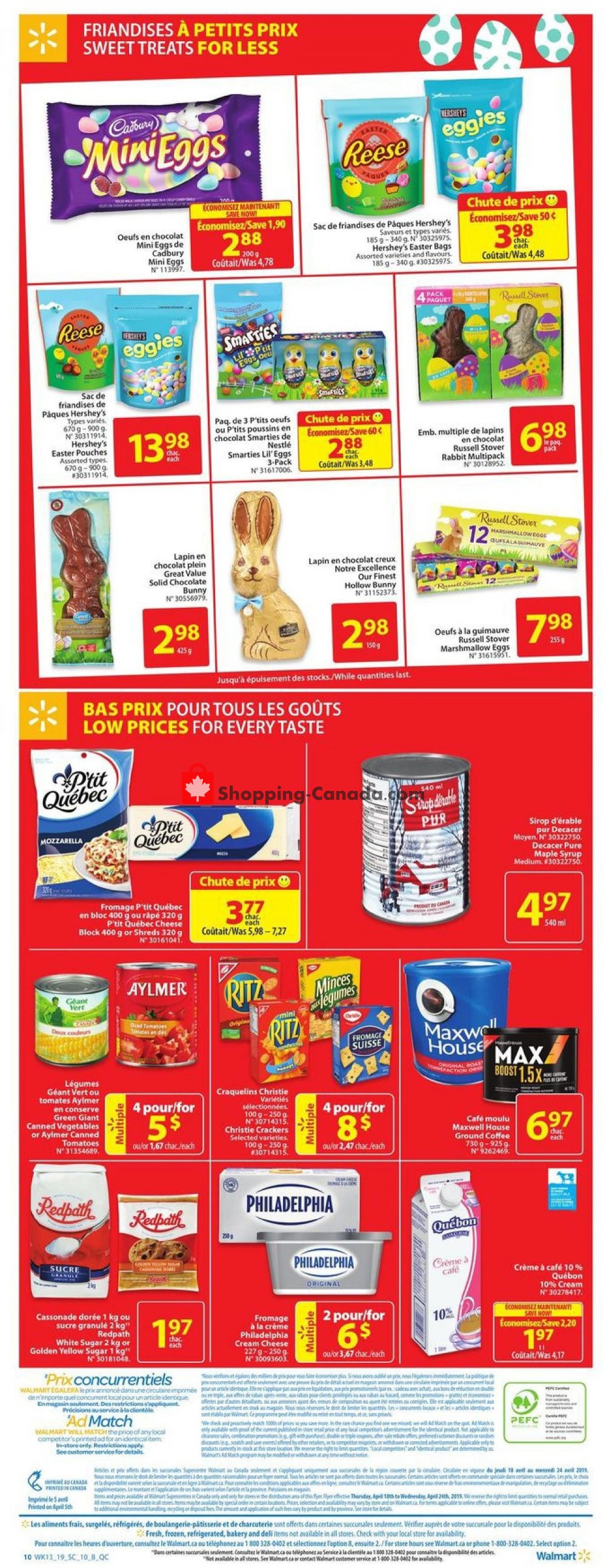 Walmart flyer from Thursday April 18, 2019 to Wednesday April 24, 2019 - page 16