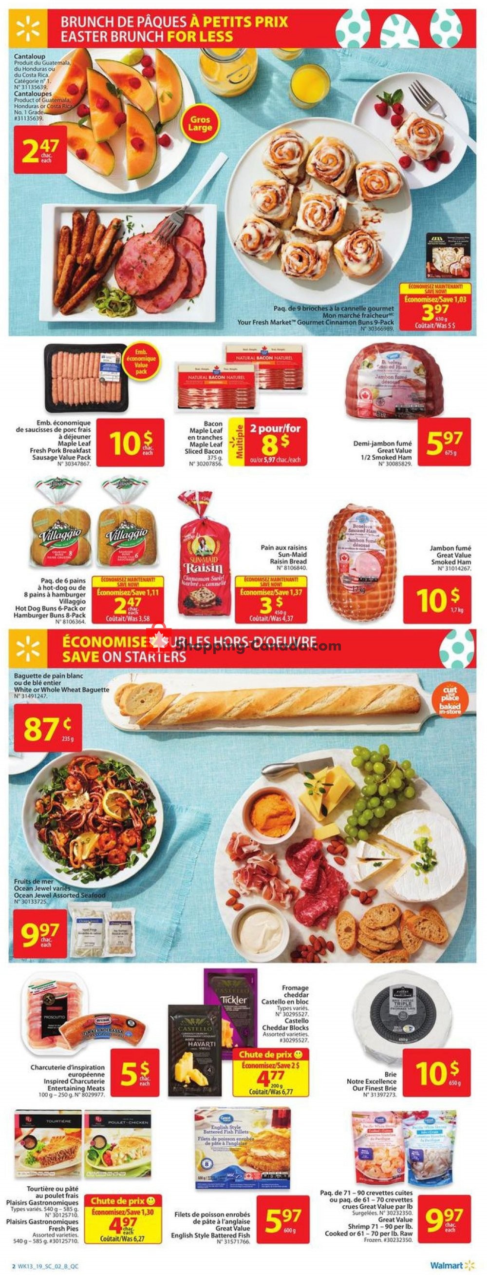 Walmart flyer from Thursday April 18, 2019 to Wednesday April 24, 2019 - page 2