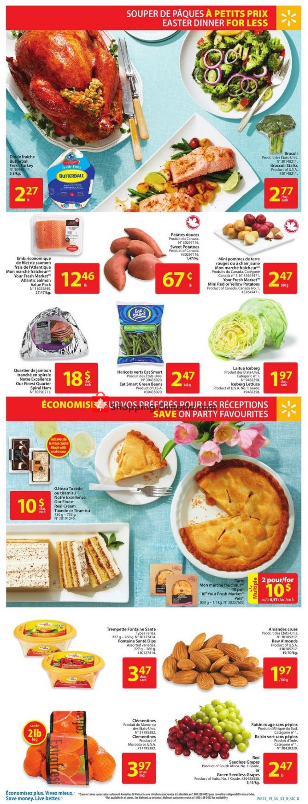 Walmart flyer from Thursday April 18, 2019 to Wednesday April 24, 2019 - page 3