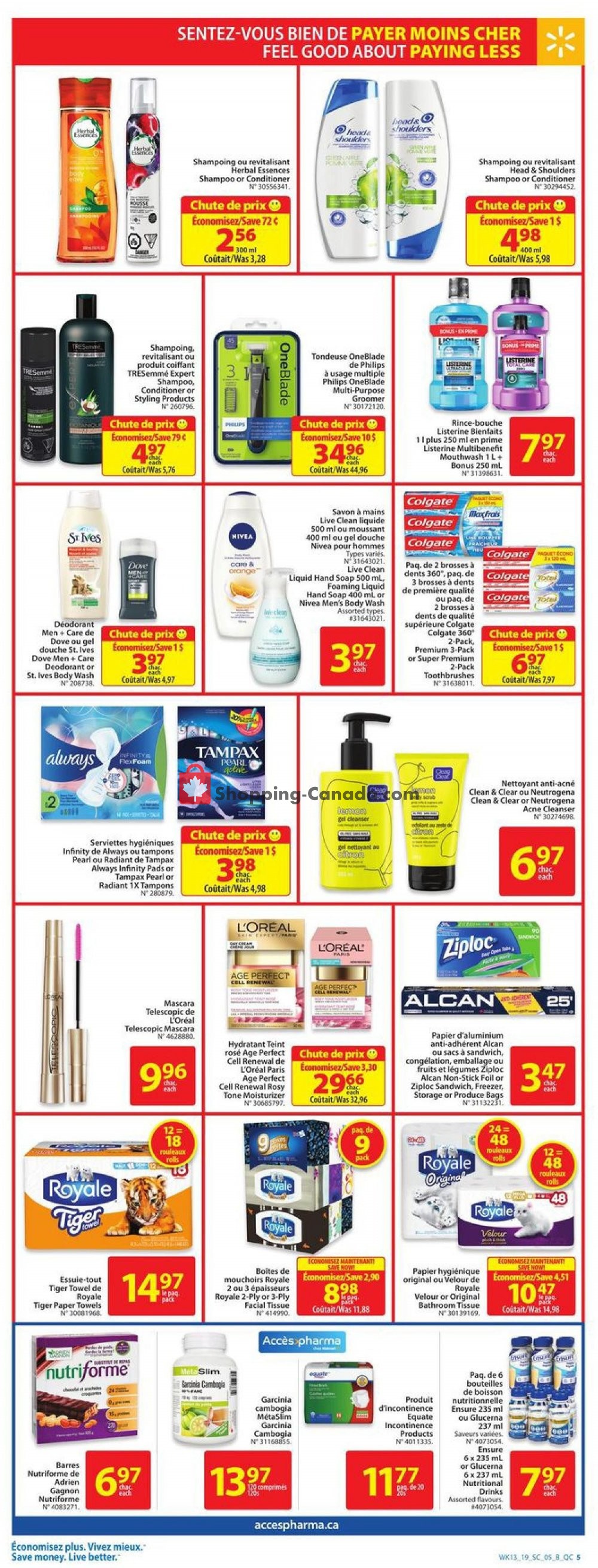 Walmart flyer from Thursday April 18, 2019 to Wednesday April 24, 2019 - page 8