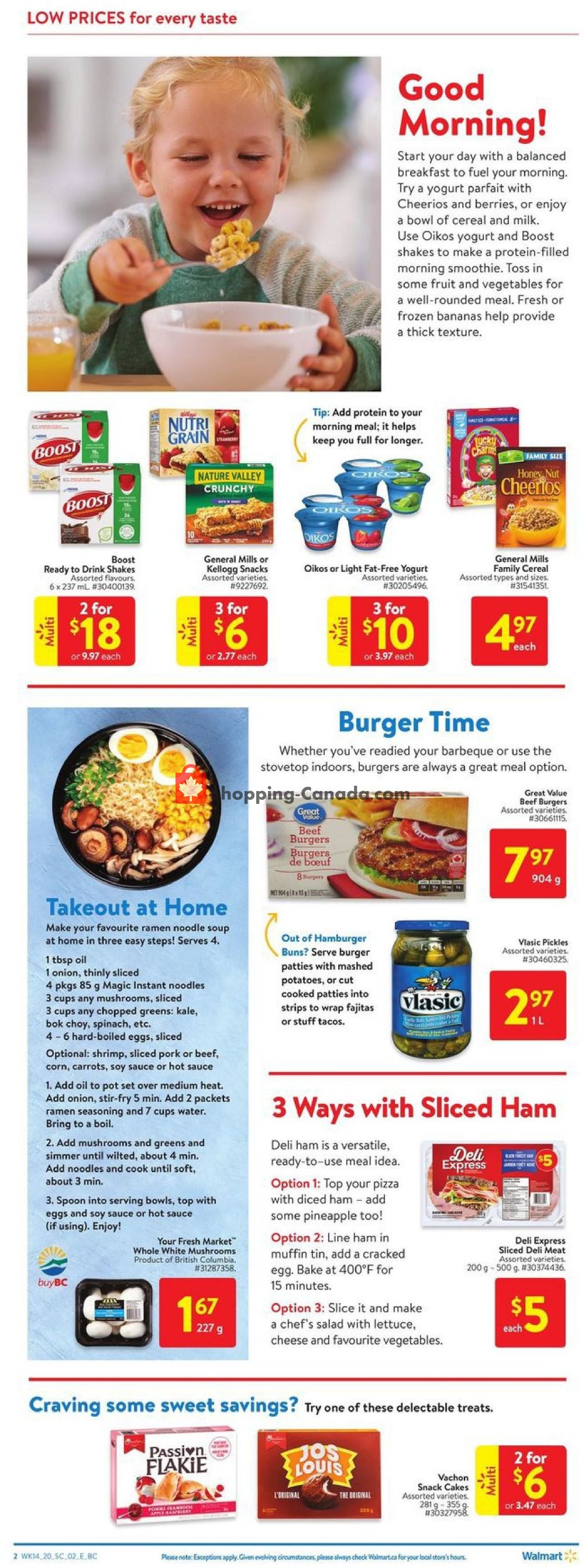 Walmart flyer from Thursday April 30, 2020 to Wednesday May 6, 2020 - page 2