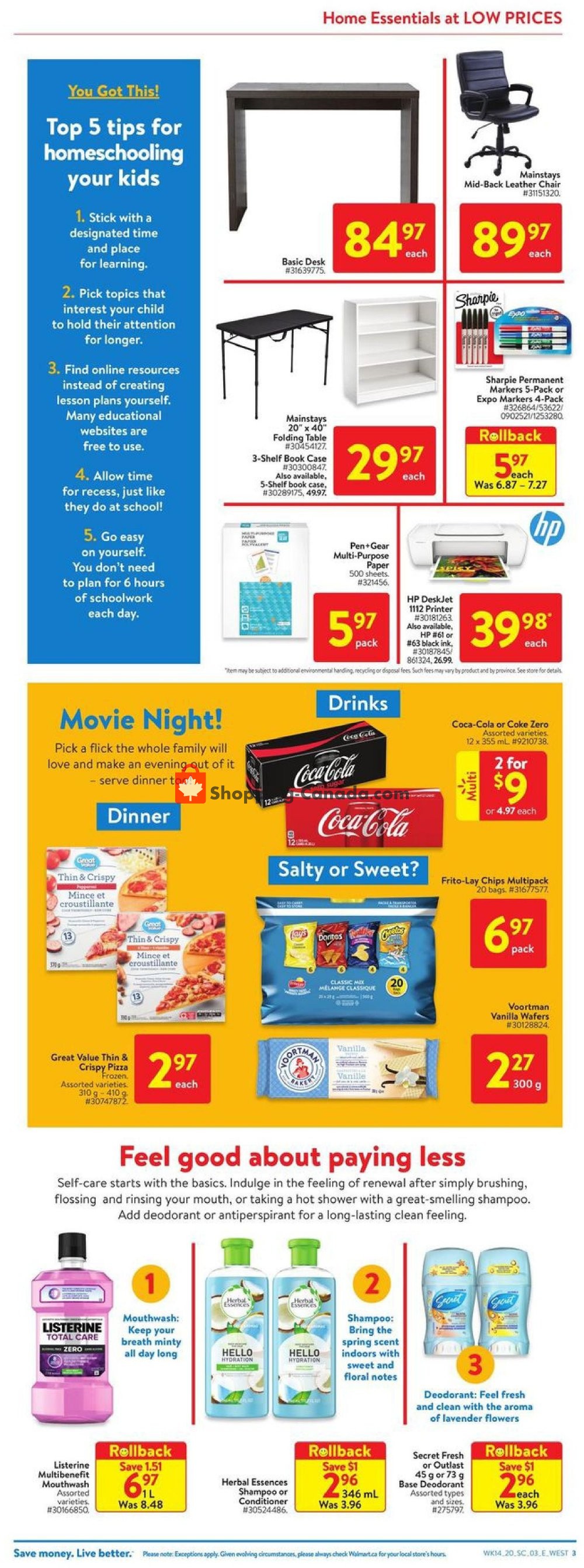 Walmart flyer from Thursday April 30, 2020 to Wednesday May 6, 2020 - page 3