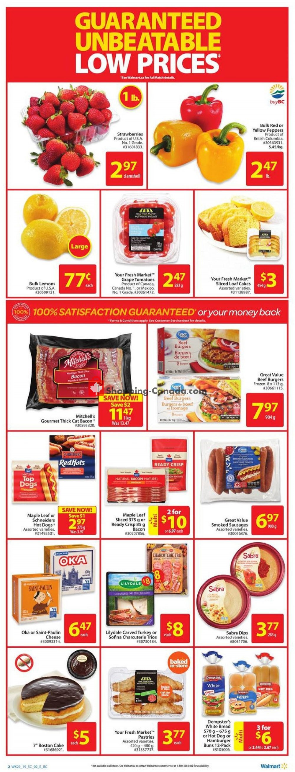 Walmart flyer from Thursday August 8, 2019 to Wednesday August 14, 2019 - page 2