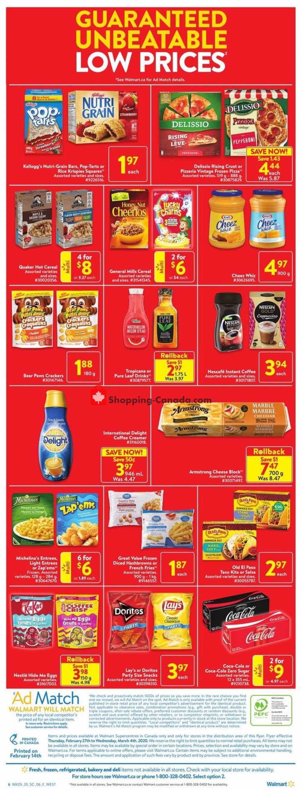 Walmart flyer from Thursday February 27, 2020 to Wednesday March 4, 2020 - page 3