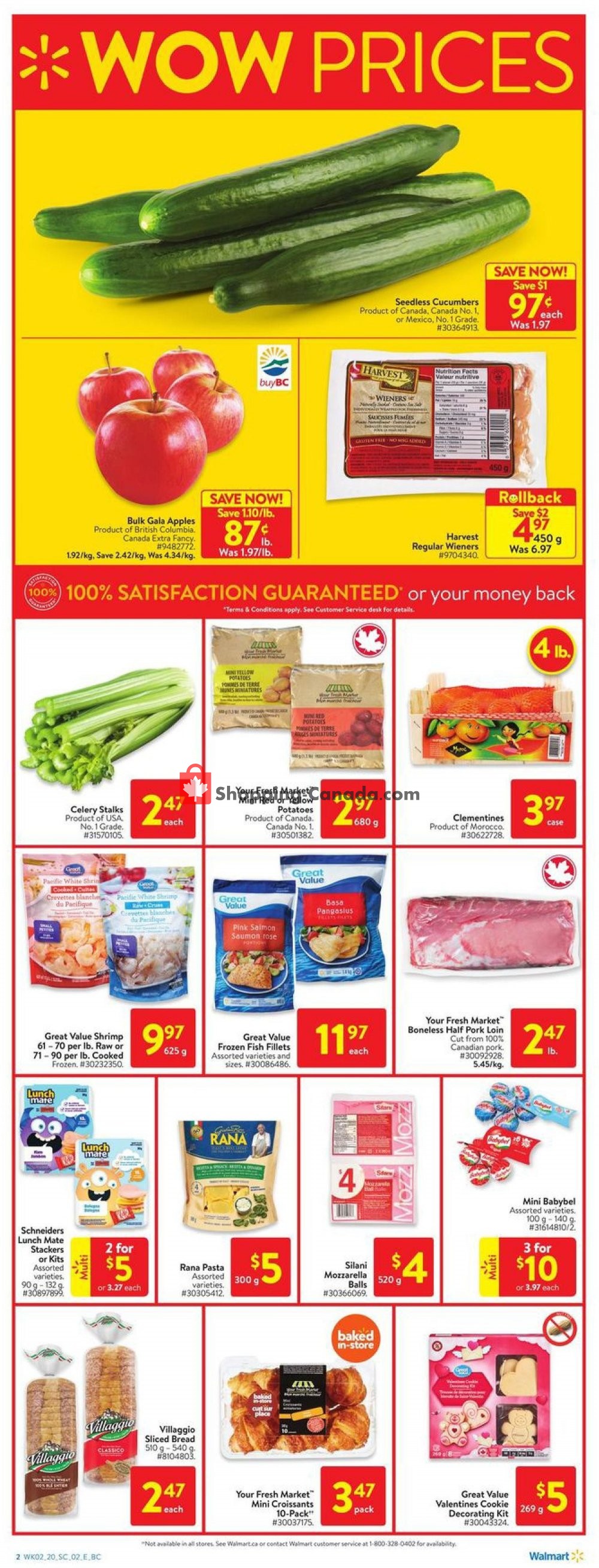 Walmart flyer from Thursday February 6, 2020 to Wednesday February 12, 2020 - page 2