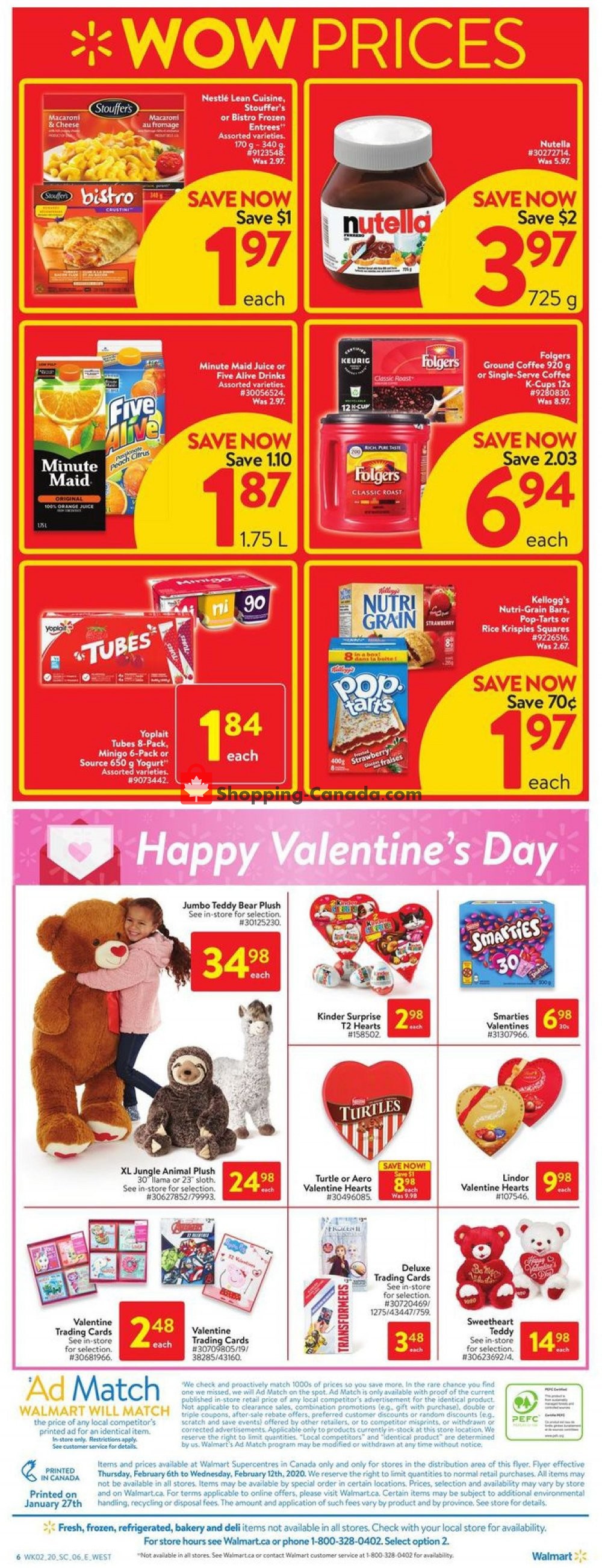 Walmart flyer from Thursday February 6, 2020 to Wednesday February 12, 2020 - page 4