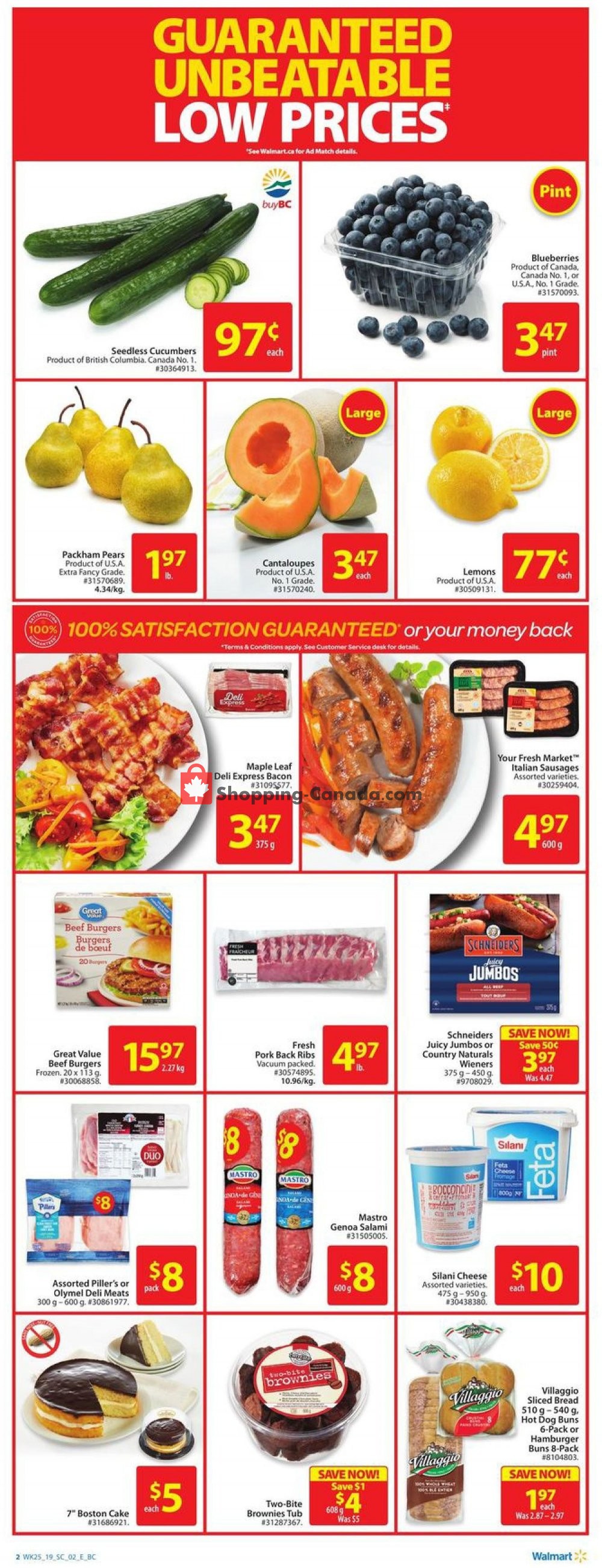 Walmart flyer from Thursday July 11, 2019 to Wednesday July 17, 2019 - page 2