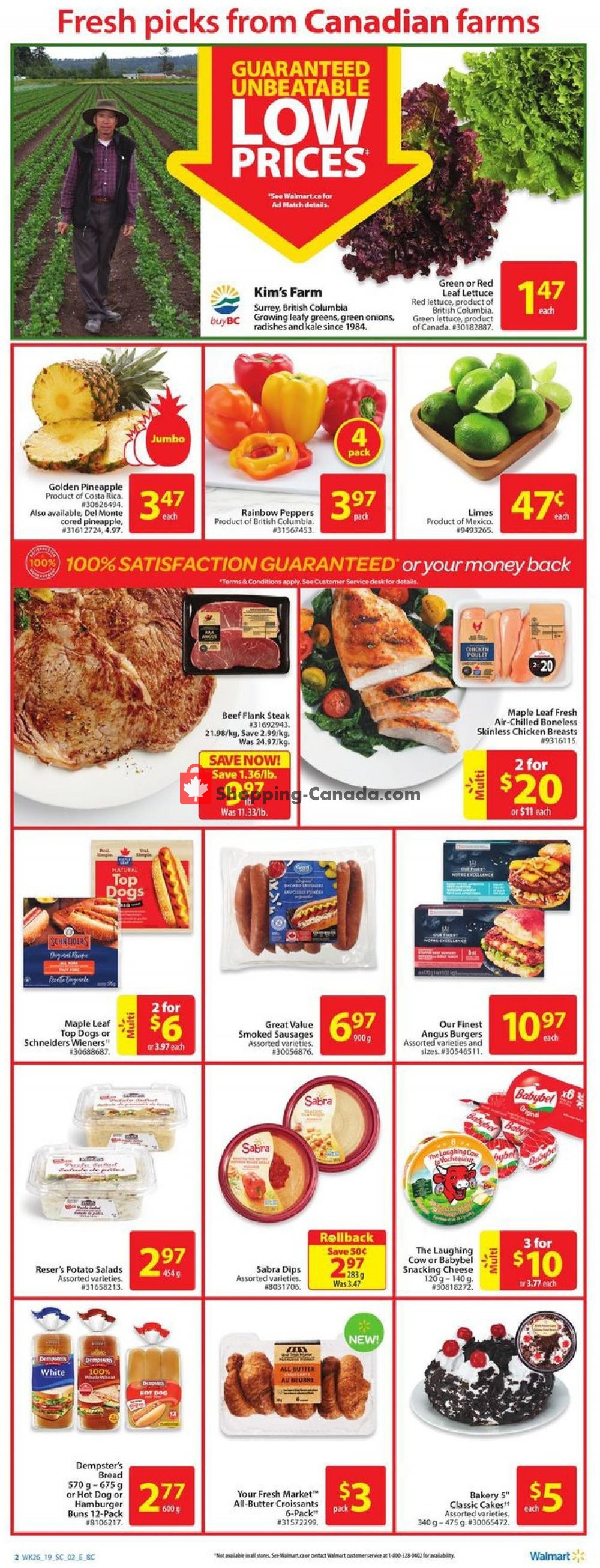 Walmart flyer from Thursday July 18, 2019 to Wednesday July 24, 2019 - page 2