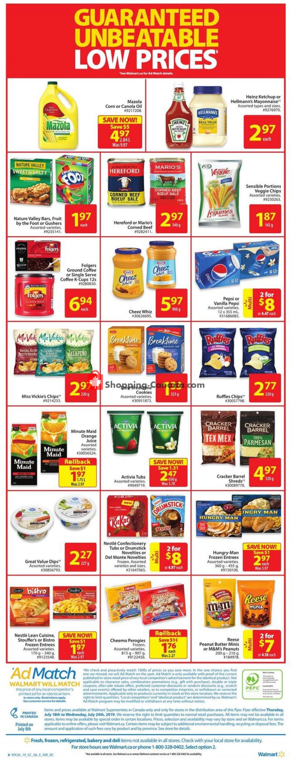Walmart flyer from Thursday July 18, 2019 to Wednesday July 24, 2019 - page 3