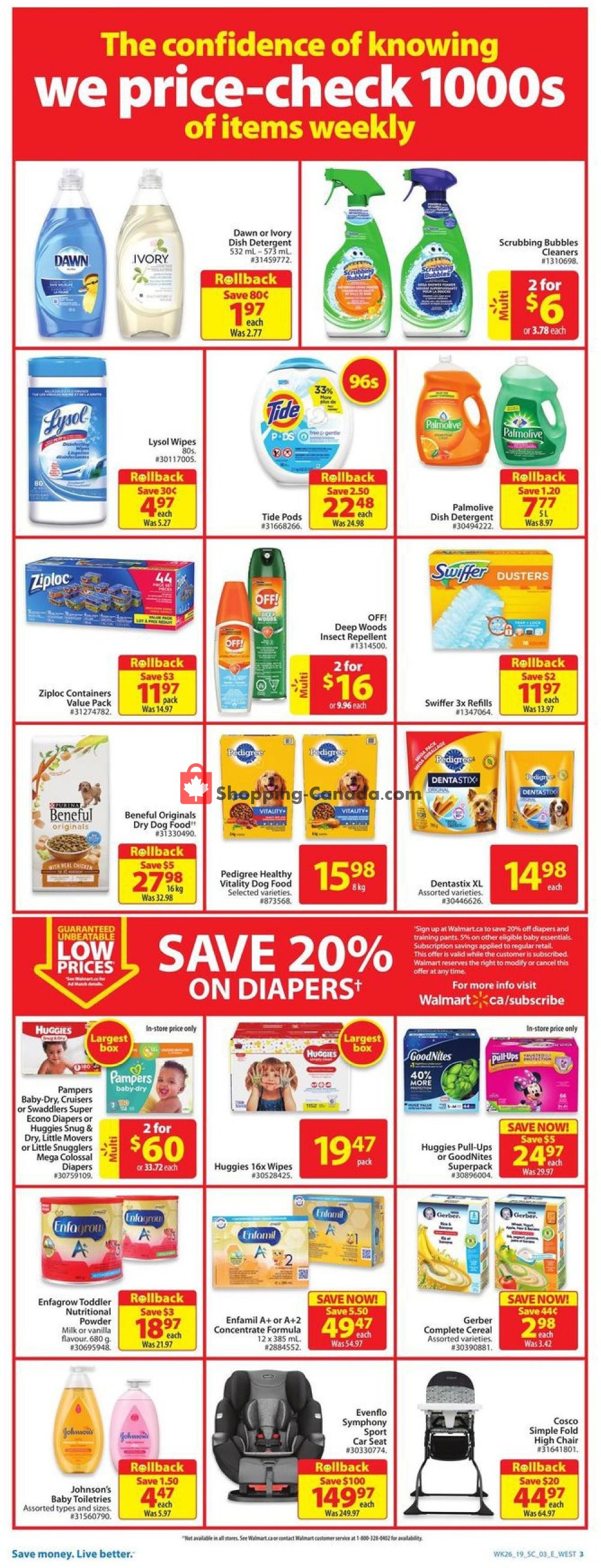 Walmart flyer from Thursday July 18, 2019 to Wednesday July 24, 2019 - page 4