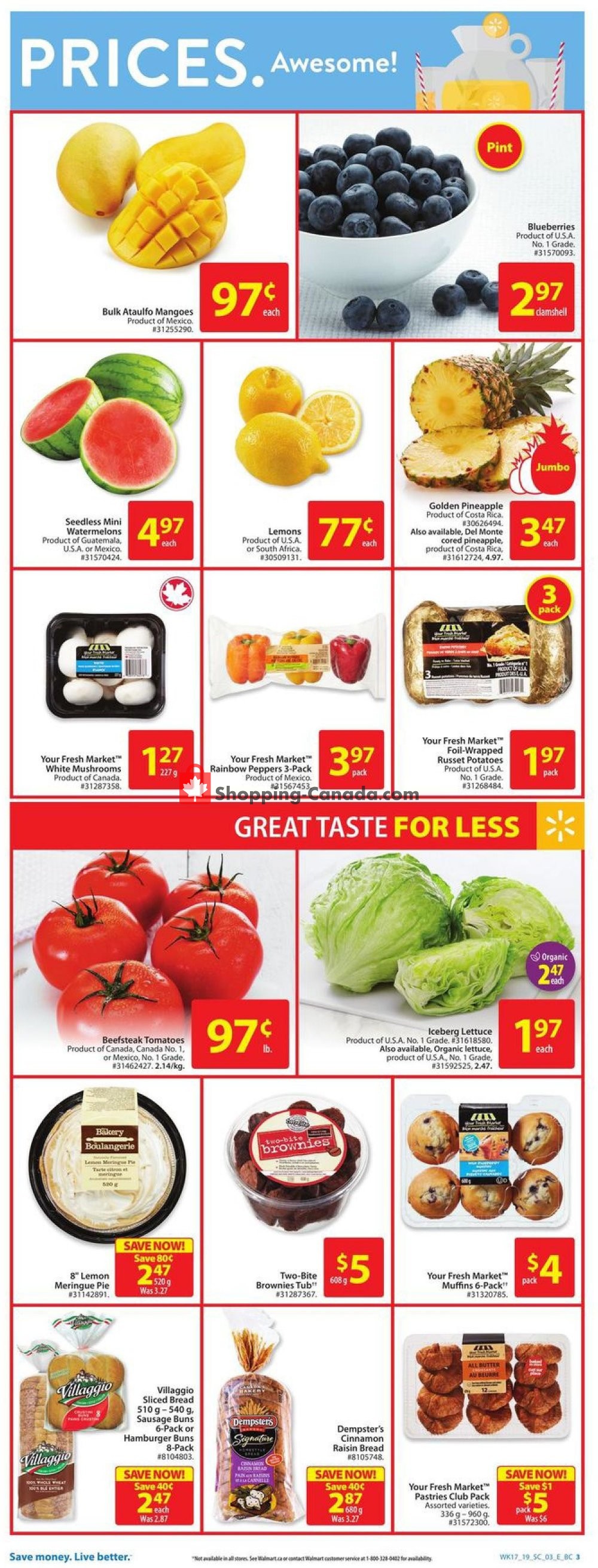 Walmart flyer from Thursday May 16, 2019 to Wednesday May 22, 2019 - page 3