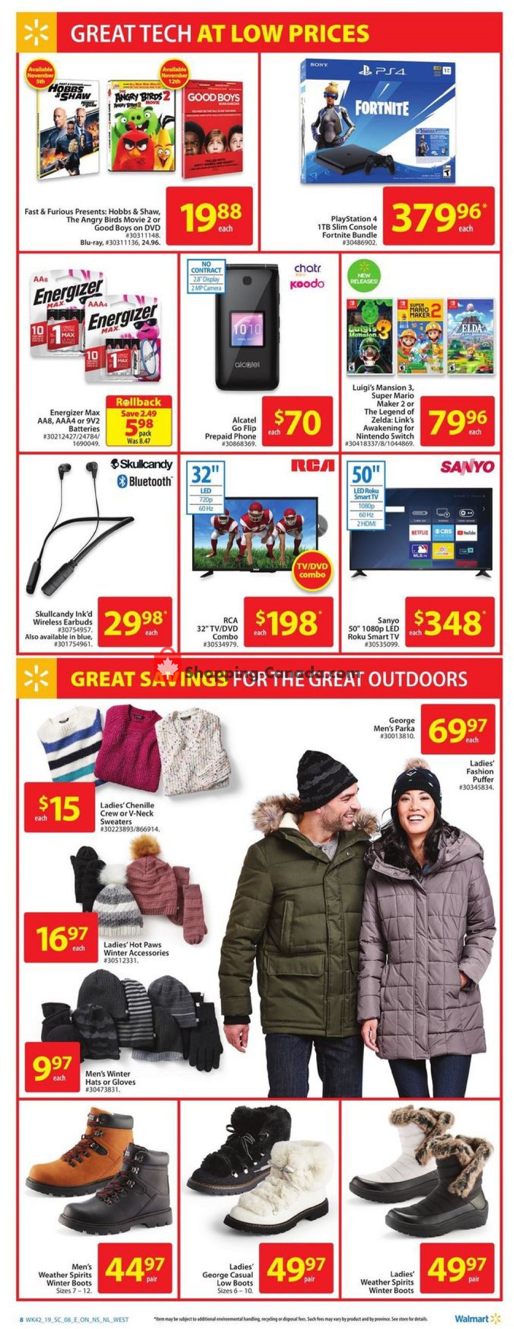 Walmart flyer from Thursday November 7, 2019 to Wednesday November 13, 2019 - page 14