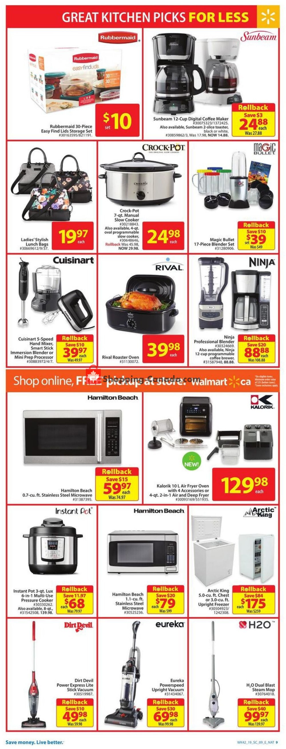 Walmart flyer from Thursday November 7, 2019 to Wednesday November 13, 2019 - page 15