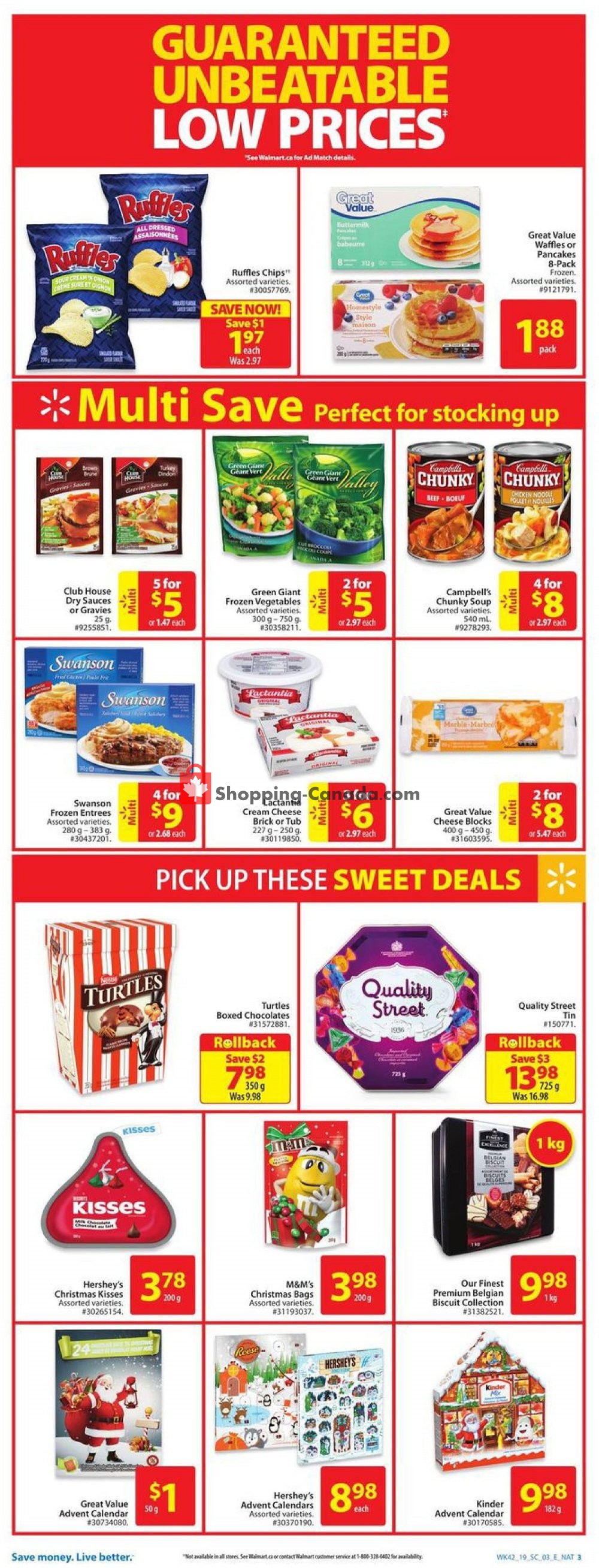 Walmart flyer from Thursday November 7, 2019 to Wednesday November 13, 2019 - page 3