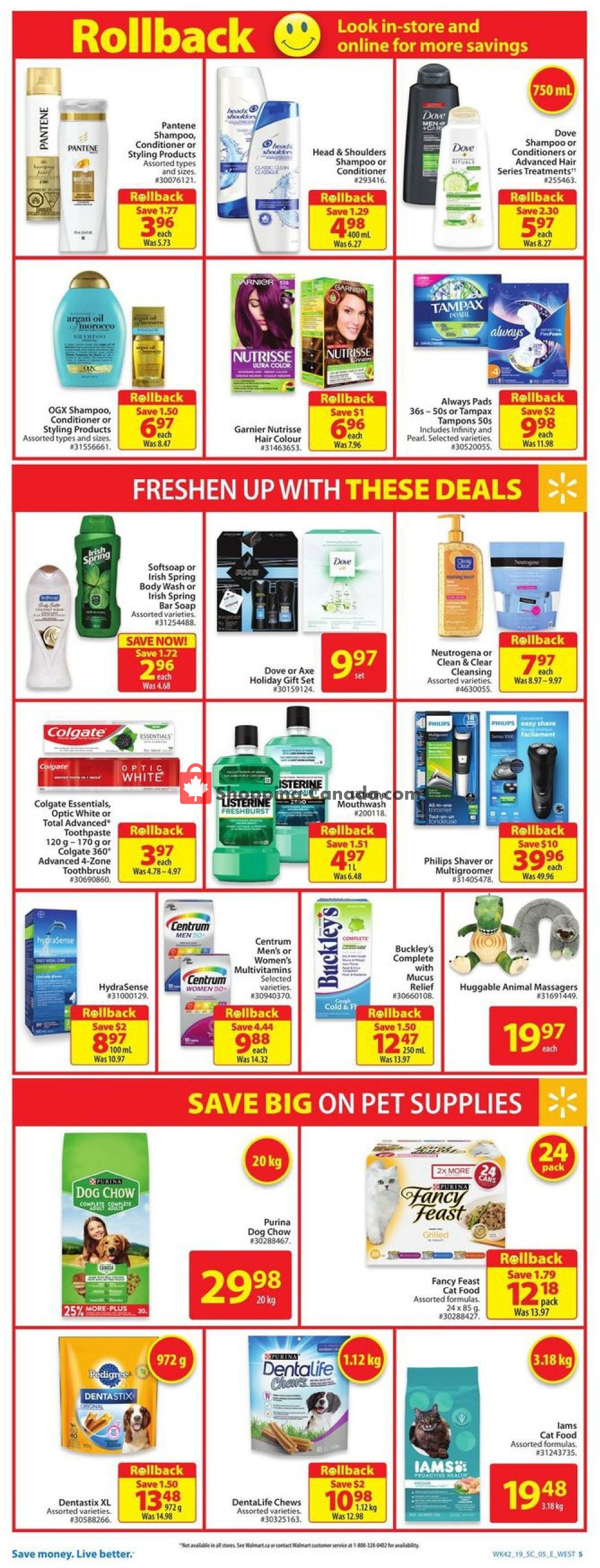Walmart flyer from Thursday November 7, 2019 to Wednesday November 13, 2019 - page 9