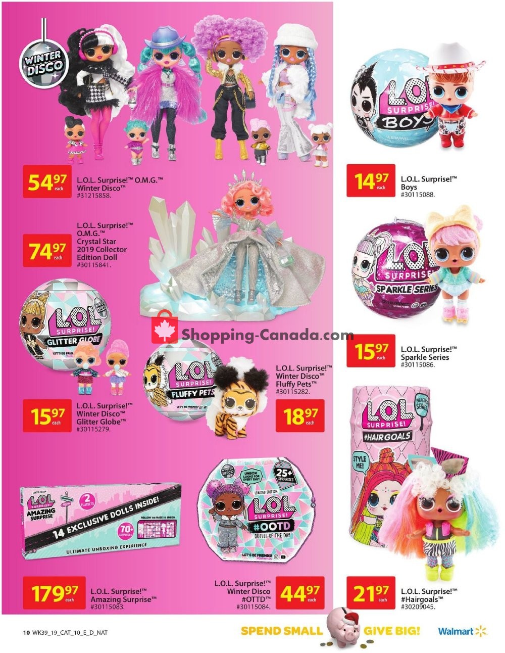 Walmart flyer from Thursday October 17, 2019 to Wednesday December 25, 2019 - page 10