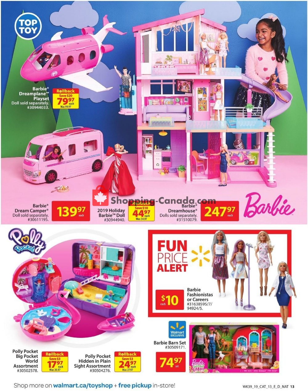 Walmart flyer from Thursday October 17, 2019 to Wednesday December 25, 2019 - page 13