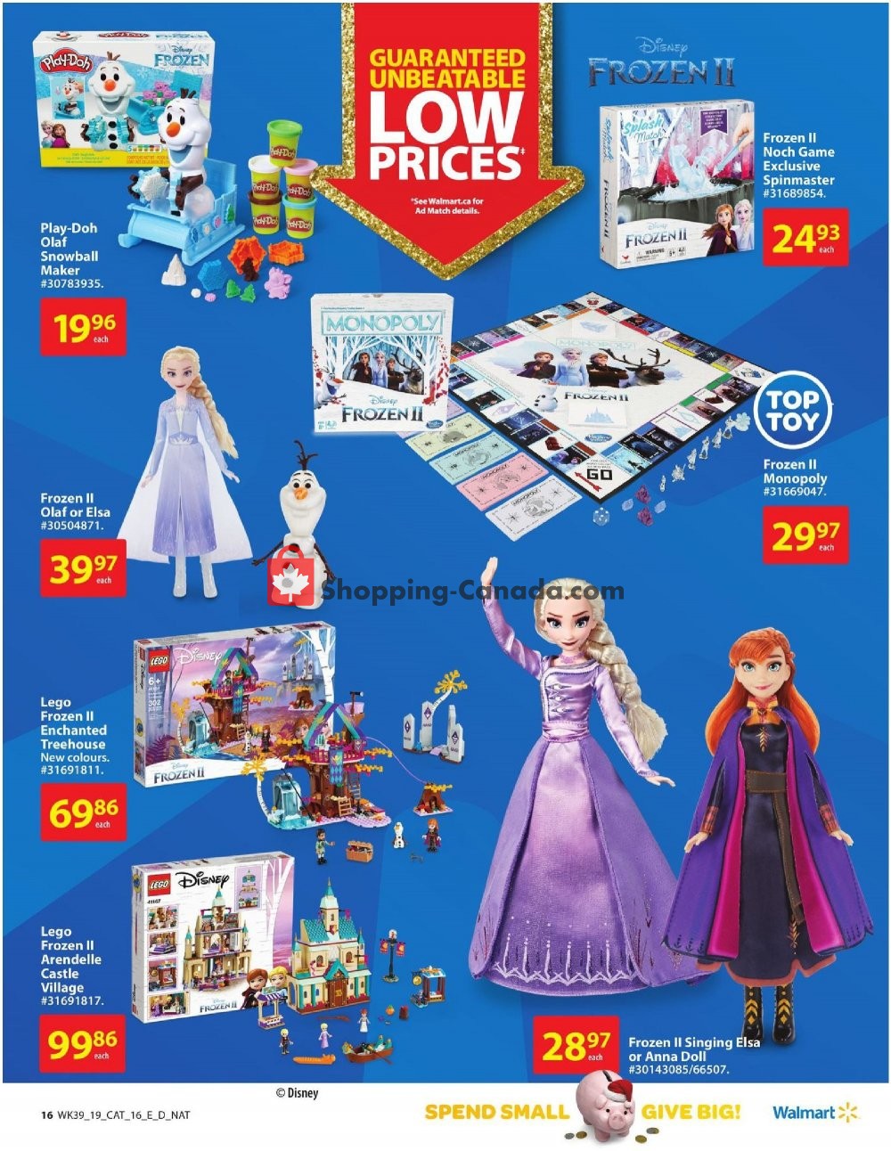 Walmart flyer from Thursday October 17, 2019 to Wednesday December 25, 2019 - page 16