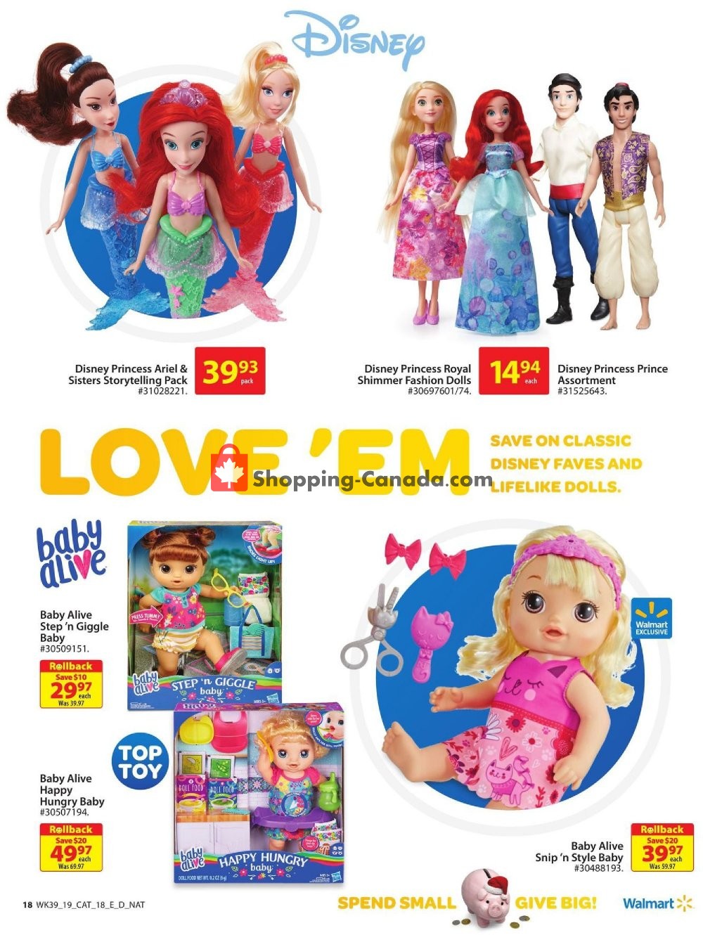 Walmart flyer from Thursday October 17, 2019 to Wednesday December 25, 2019 - page 18