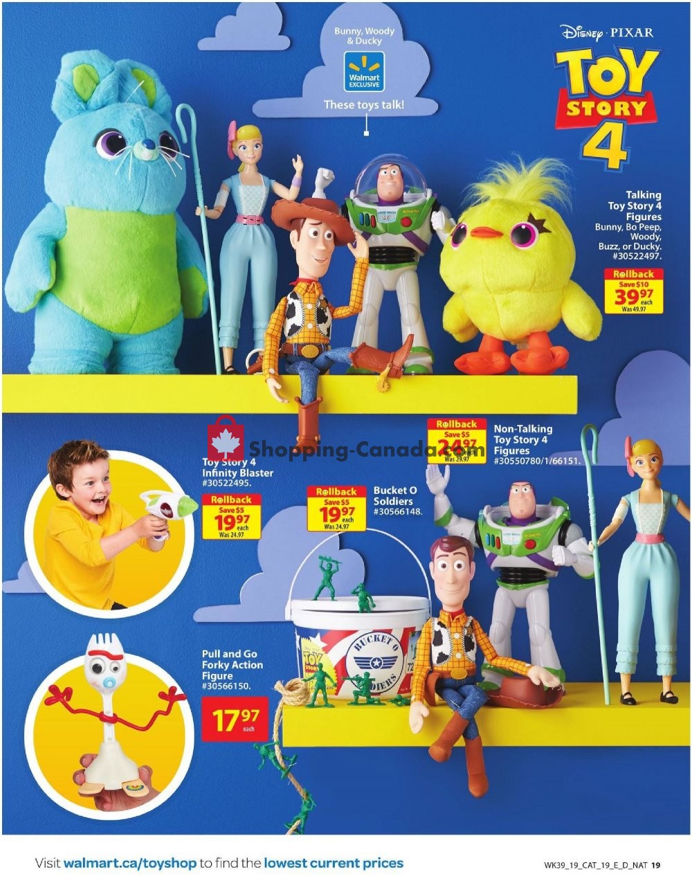Walmart flyer from Thursday October 17, 2019 to Wednesday December 25, 2019 - page 19