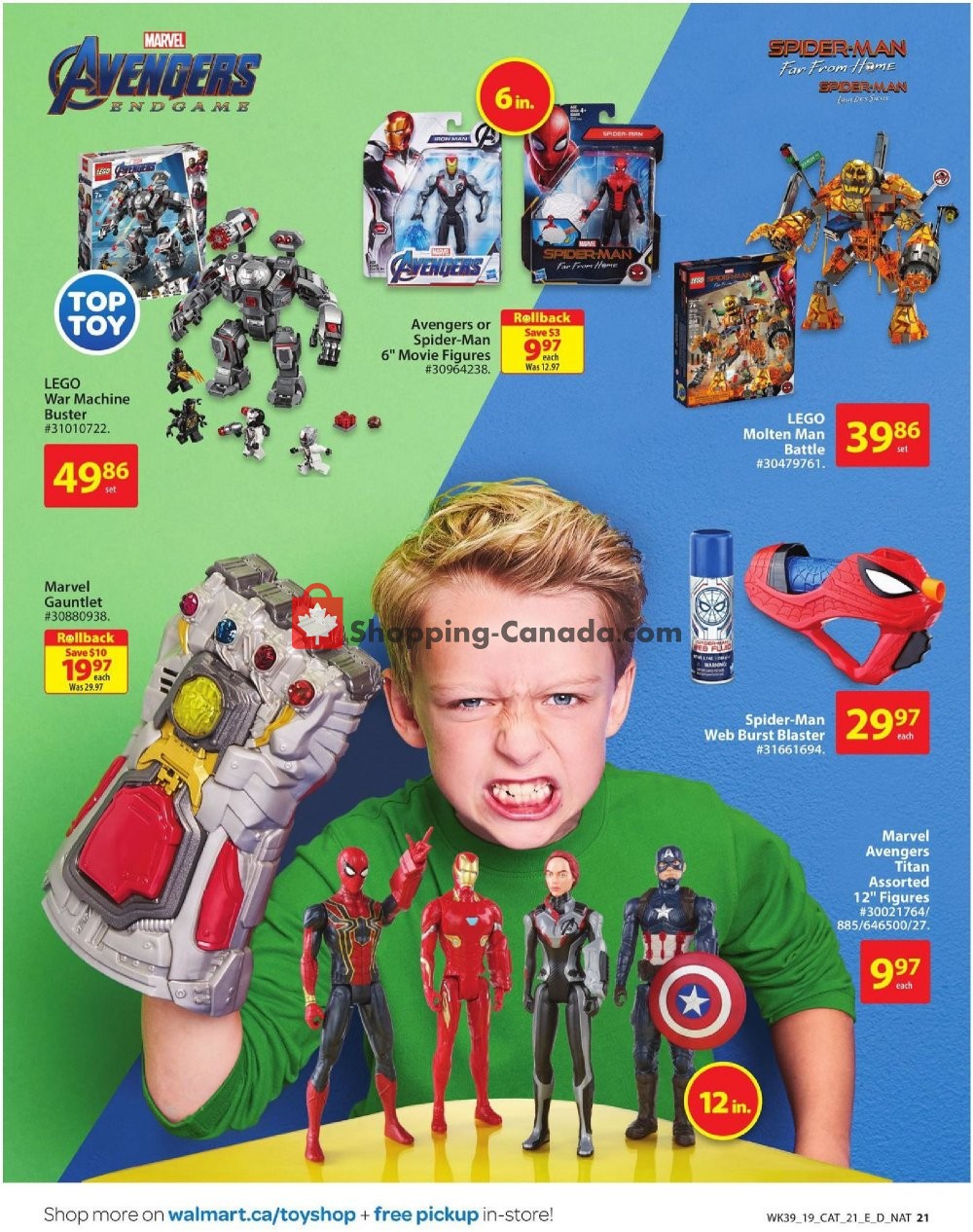 Walmart flyer from Thursday October 17, 2019 to Wednesday December 25, 2019 - page 21
