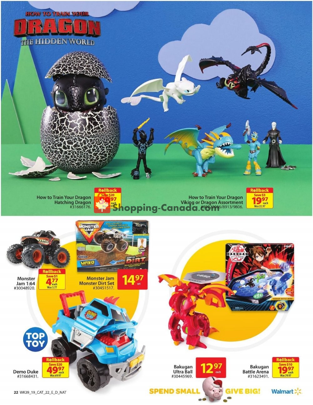 Walmart flyer from Thursday October 17, 2019 to Wednesday December 25, 2019 - page 22