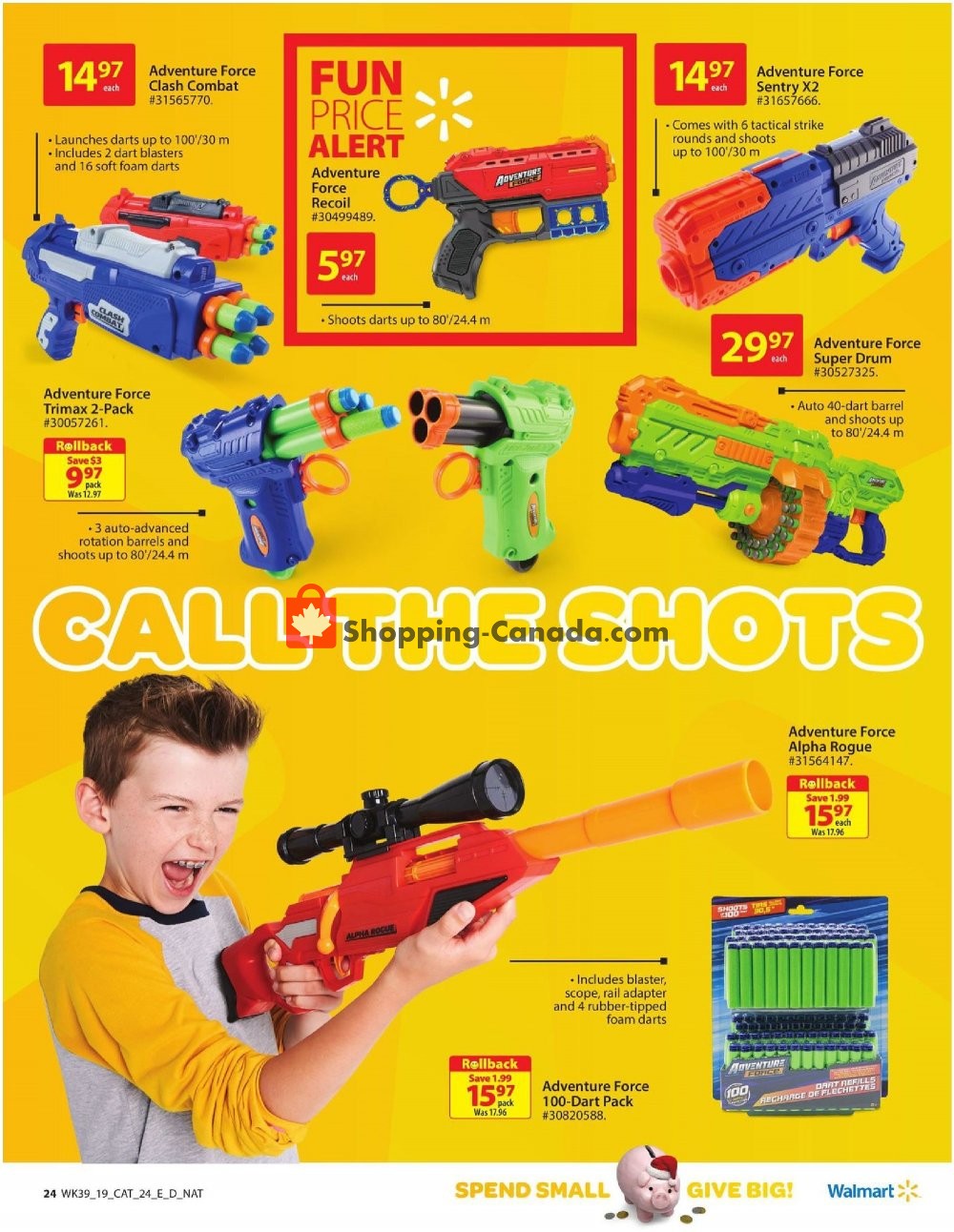 Walmart flyer from Thursday October 17, 2019 to Wednesday December 25, 2019 - page 24
